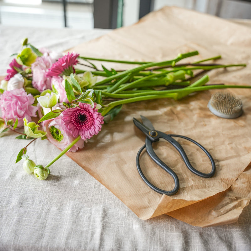 Forbici giapponesi di qualità superiore progettate per il taglio di precisione di fiori e oggetti artigianali